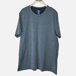 Men's Under Armour RUSH Athletic T-shirt Size XXL Blue Short Sleeve Crew Neck